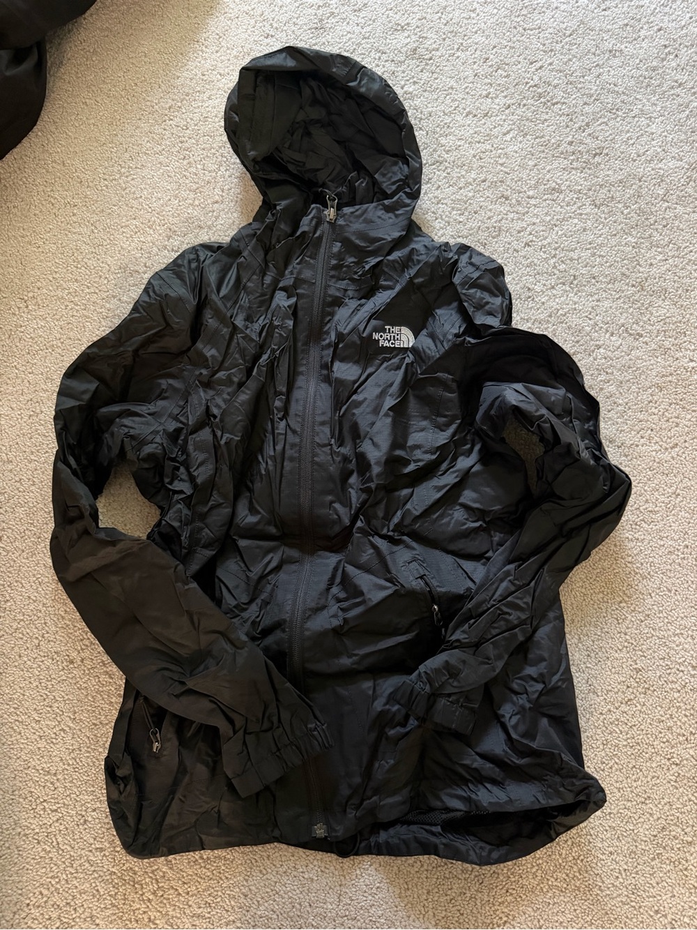 North Face rain coat size M